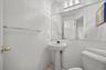 Conveniently located first floor half bath