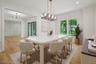 Staged dining rm