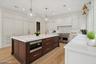 Staged kitchen