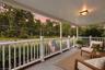 Virtually staged front porch