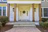 Reclaimed wood pillars
