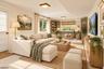 Family Room virtually staged