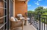 Virtually Staged Front Balcony