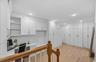downstairs