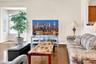 Large living room with hardwood floors