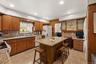 Virtually staged with kitchen island