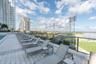 Poolside lounge seating on amenity deck.