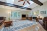 Skylight, bay window, electric fireplace