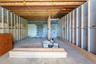 The lower level is already plumbed for bathroom and laundry.