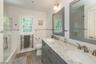 Heated floor & towel rack!