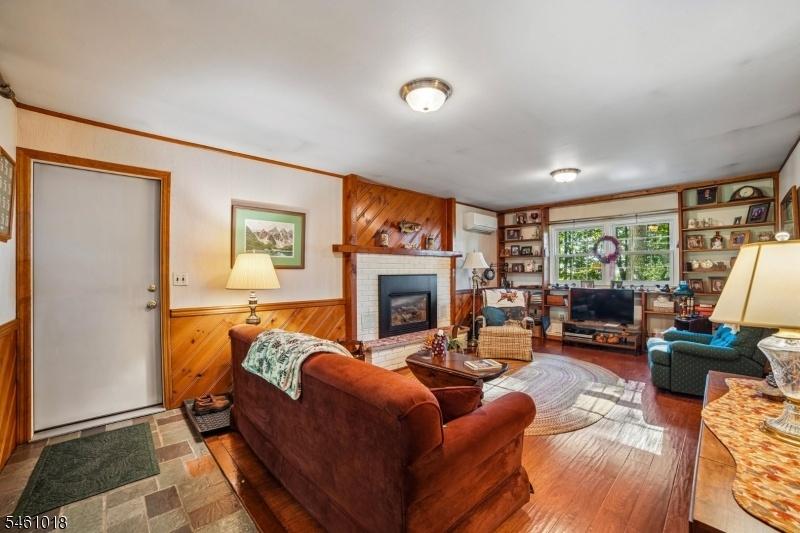 Family room into garage