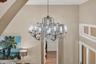 8' Antique Chandelier in Entry
