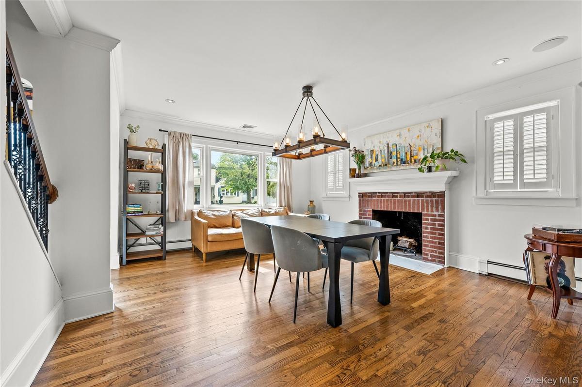 Wood-finish flooring throughout