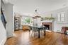Wood-finish flooring throughout