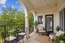 Virtually staged patio with plenty of room for additional seating.