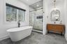 Primary bathroom tub & shower