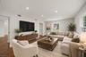 Living room virtual staged