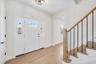 Entryway featuring light wood-type flooring