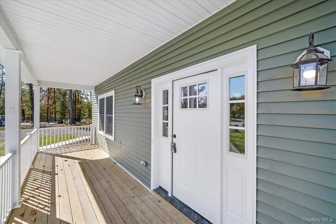 Deck featuring a porch