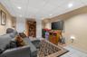 Finished Basement with Laundry and Storage