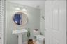 Guest 1/2 bath near entry