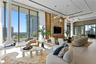 Gas Fireplace and Club Room Television Area