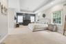 Spacious primary bedroom