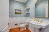 First floor powder room