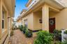 Private entrance from courtyard