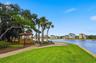 Waterfront park with walking and biking trail