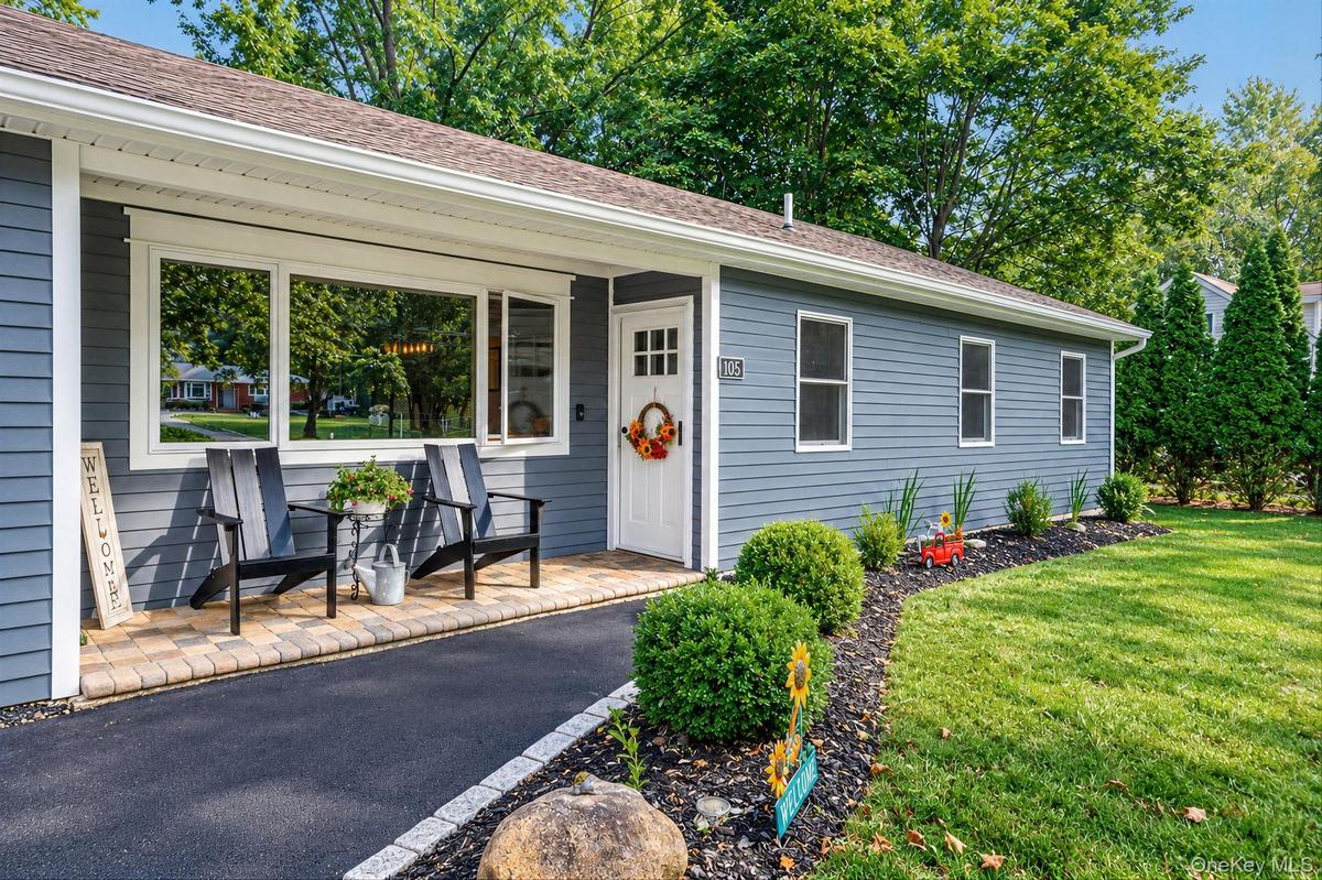 Paved Porch and Entrance
