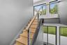 Stairs featuring baseboards