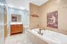 main 1st floor bathroom Jacuzzi tub and shower