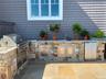 Built-in bbq, outdoor kitchen