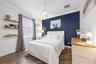 BRAND NEW Queen Size Bed + Mattress in this room! Blackout Curtains for the late sleeper!