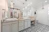 Enjoy the smell of real Eucalyptus as you put on your make up at the Seated Vanity.