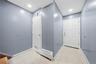 Entryway featuring light-colored flooring and recessed lighting