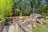 Bridge to rear patio