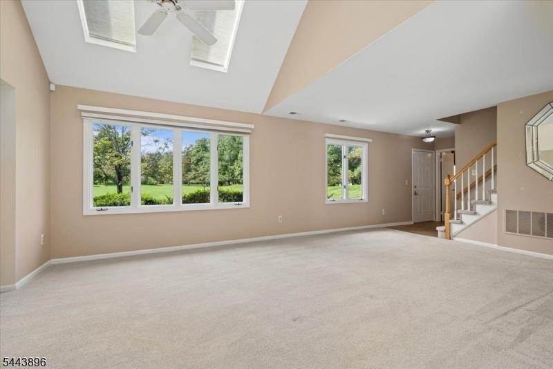 Living Rm w/ Cathedral Ceiling