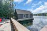 Boat house and swim area
