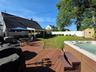 Enjoy a low maintenance composite wood deck with a hot tub to seat 6 people!