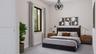 Located in a corner on the first floor, this bedroom suite offers privacy and personal space for relaxation. It includes a practical closet and an adj