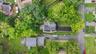 Aerial view of the house