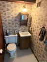 1/2 bath on main floor with room for shower
