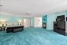 A gas fireplace adds warmth and ambiance to this peaceful private retreat, while two spacious closets provide exceptional storage and complement the s