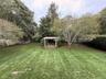 huge yard with 2 storage sheds