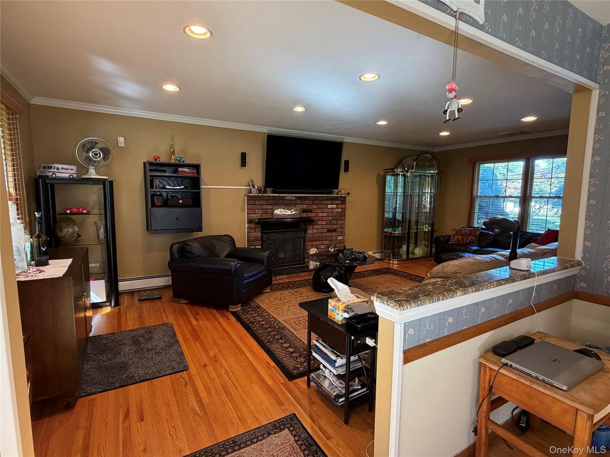 Living room from the kitchen, very open and inviting