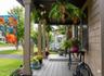Right side of the porch