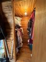 Cedar closet, in basement, perfect for that switch in seasons