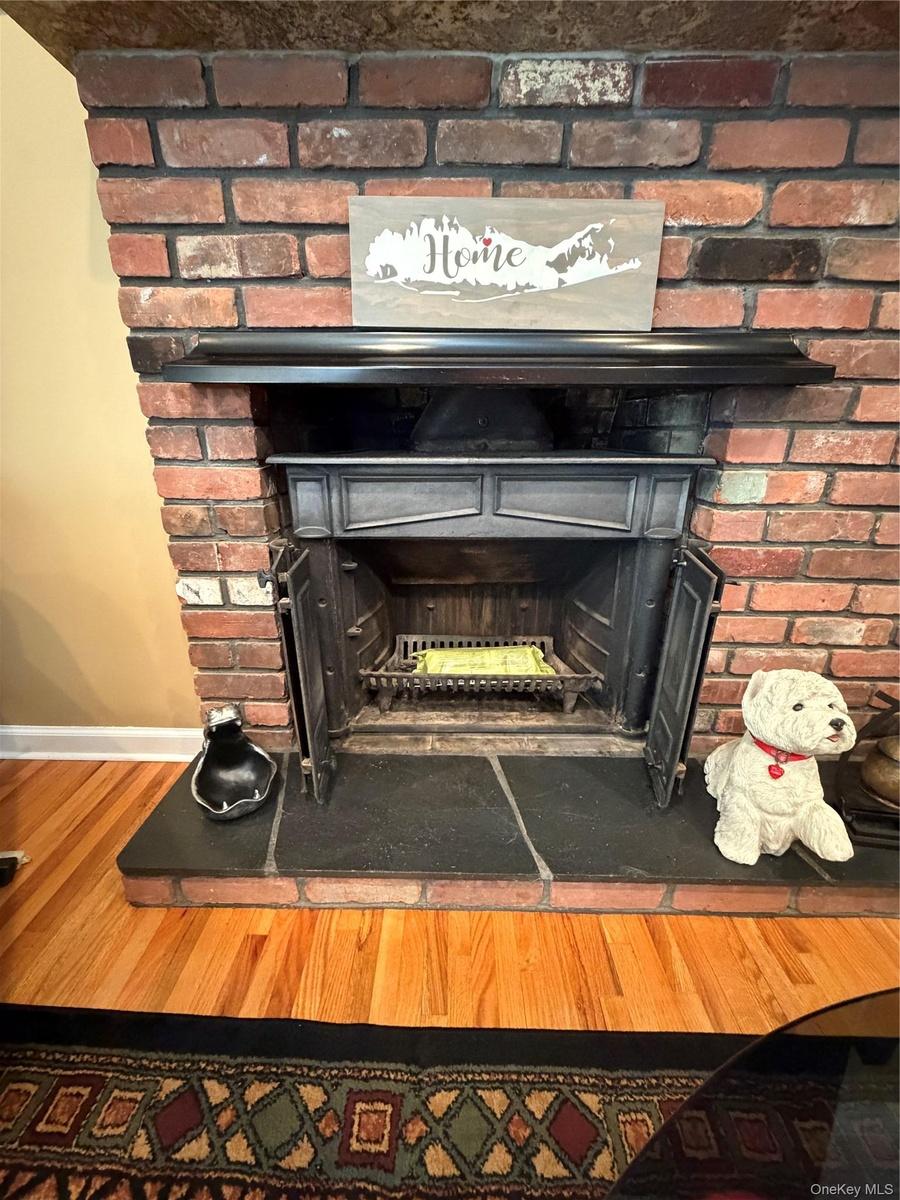 Cast iron insert fireplace, warm,  cozy and efficient